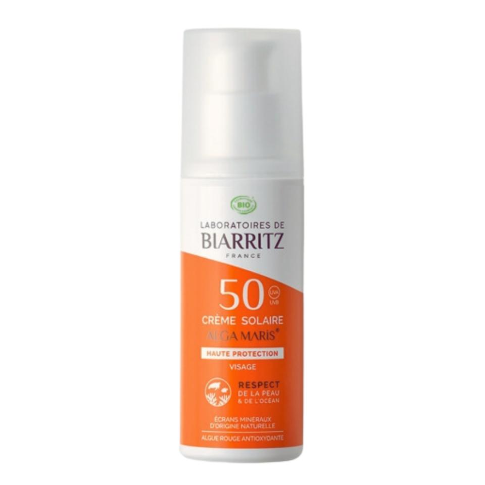Crème solaire visage FPS50 -BIARRITZ